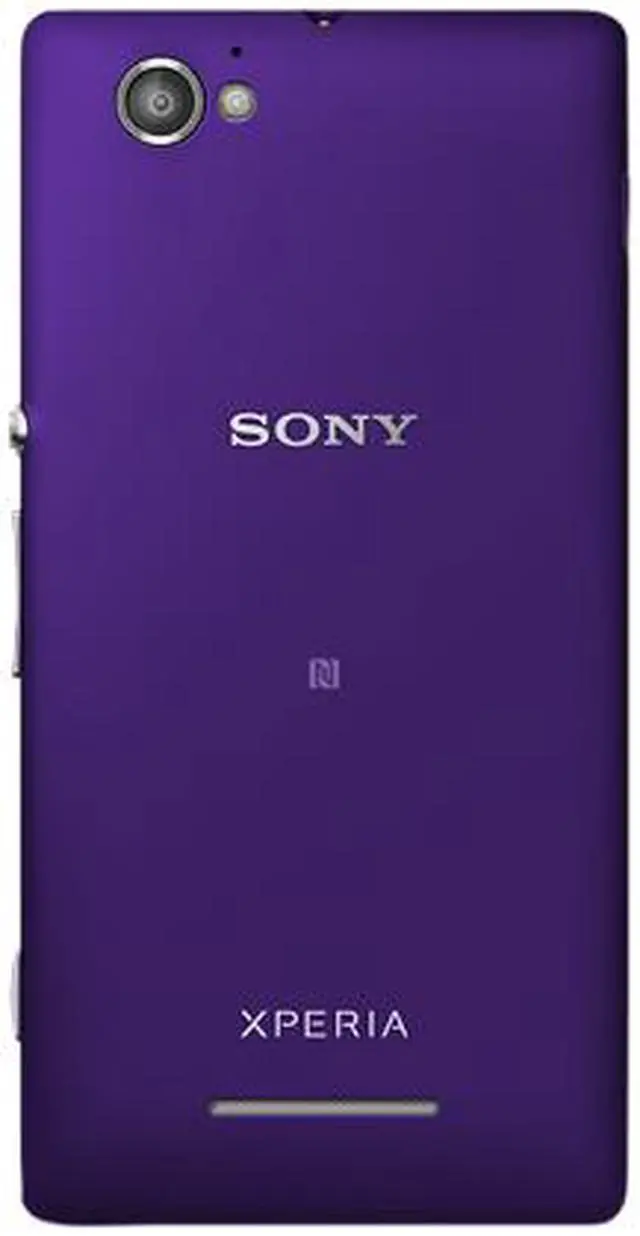 Alt view image 4 of 5 - Sony Xperia M C2004 Dual SIM GSM / HSPA / LTE Unlocked Cell Phone 4.0" Purple