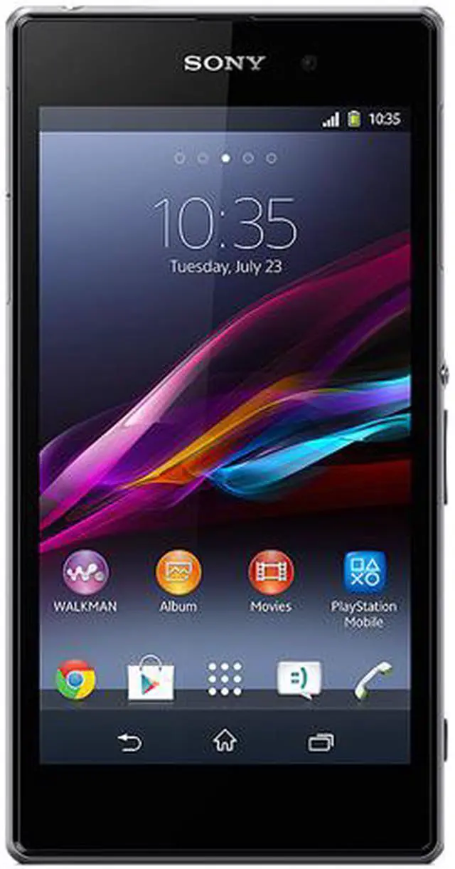 Main image of Sony Xperia Z1 C6906 4G LTE Unlocked Cell Phone 5" Black 2GB RAM