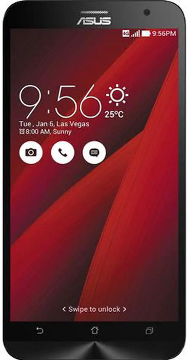 Main image of Asus Zenfone 2 ZE551ML 4G LTE Unlocked Smart Phone 5.5" Red 4GB RAM