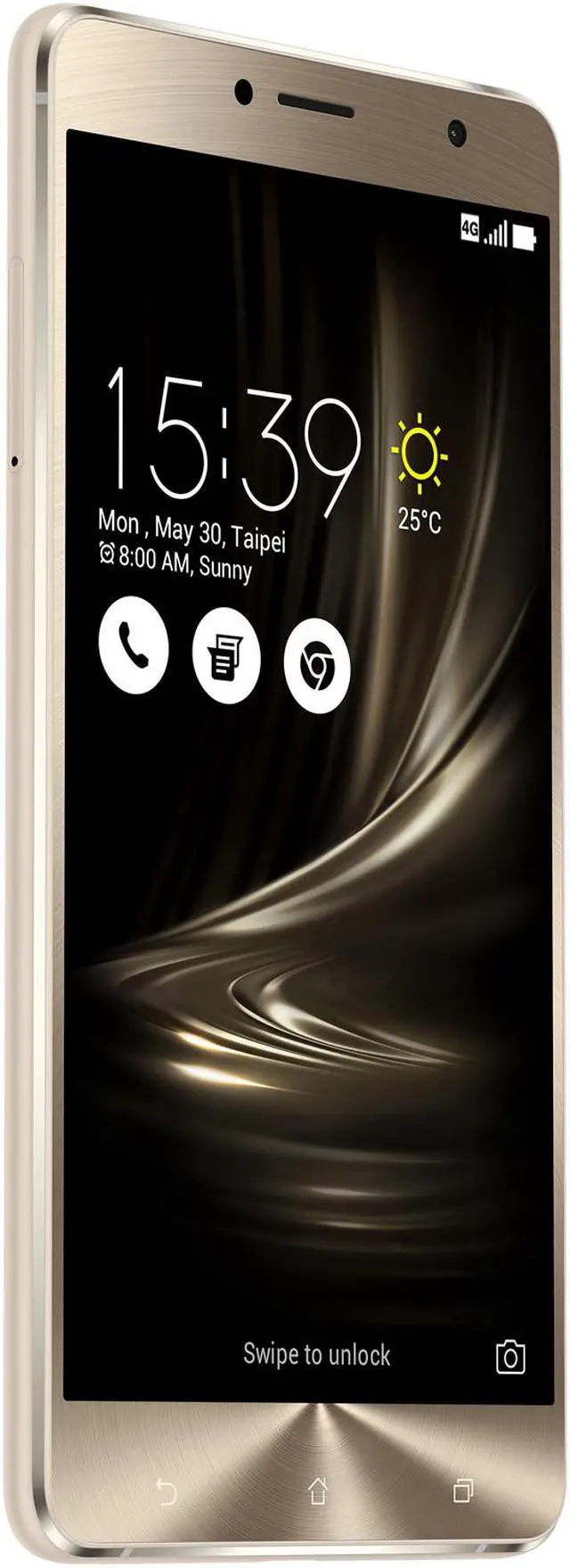 Alt view image 3 of 14 - Asus ZenFone 3 Deluxe 4G LTE Unlocked Cell Phone 5.5" Glacier Silver 4GB RAM