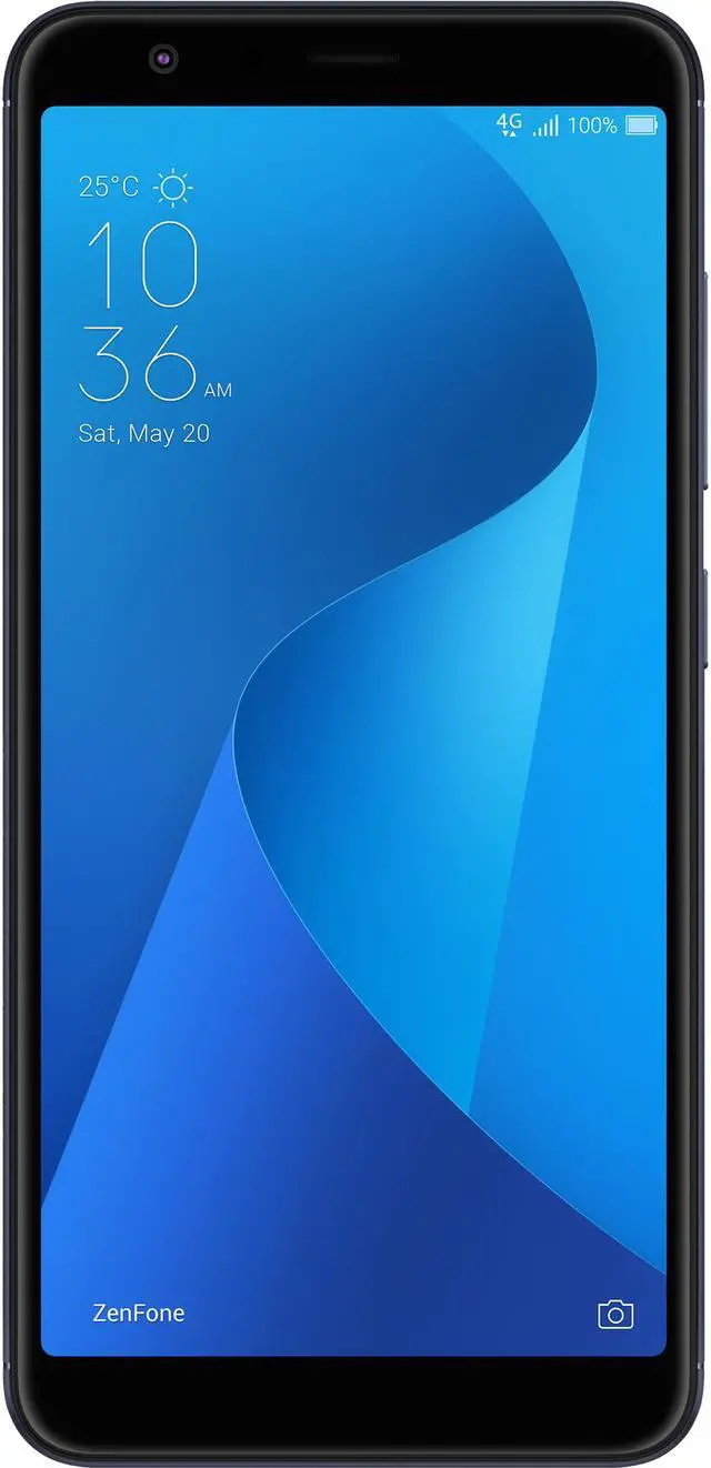 Main image of ASUS ZenFone Max Plus ZB570 5.7" FHD 3GB RAM 32GB Storage LTE Unlocked Dual SIM Cell Phone, North America Warranty, Deepsea Black