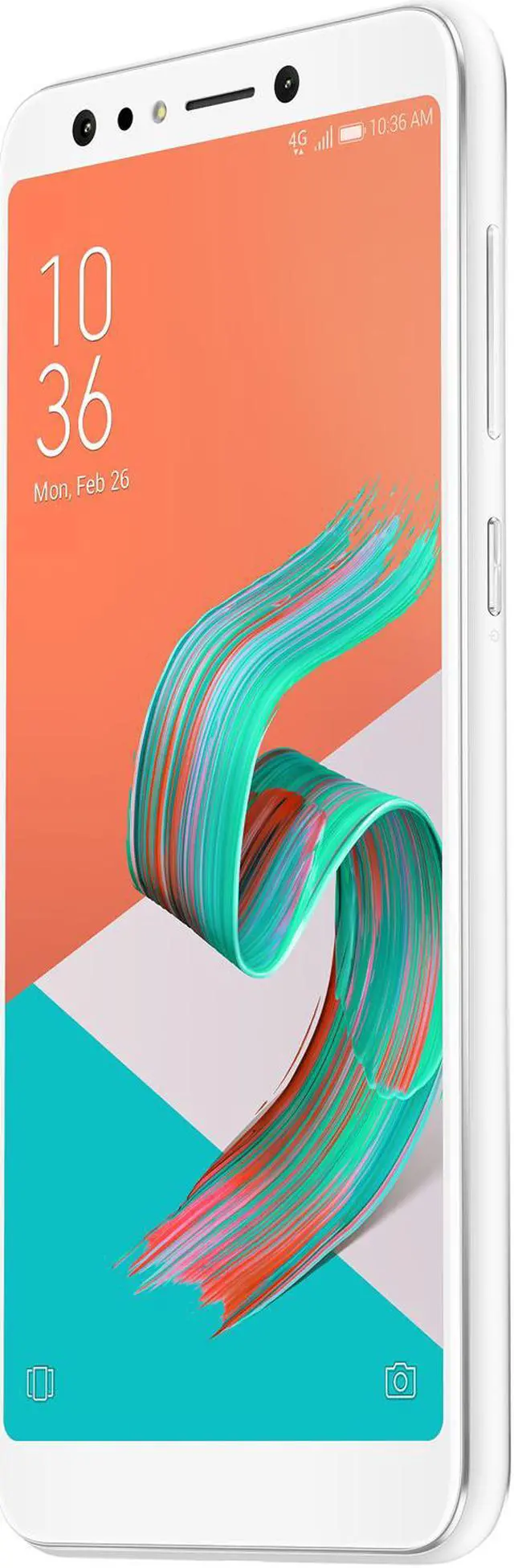 Alt view image 3 of 5 - Asus Zenfone 5Q ZC600KL 4G LTE Unlocked Cell Phone 6" White 4GB RAM