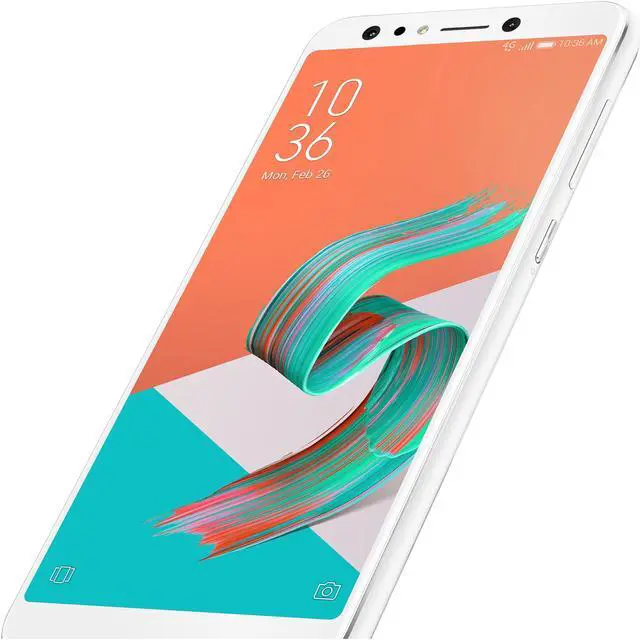 Alt view image 5 of 5 - Asus Zenfone 5Q ZC600KL 4G LTE Unlocked Cell Phone 6" White 4GB RAM