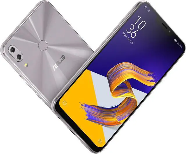 Alt view image 14 of 15 - Asus Zenfone 5Z ZS620KL 4G LTE Unlocked Cell Phone 6.2" Silver 6GB RAM