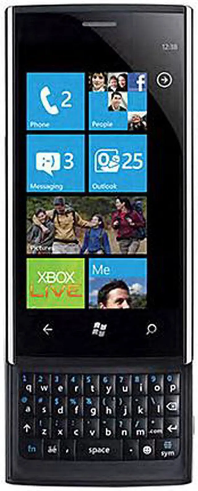 Main image of Dell Venue Pro Unlocked Cell Phone w/ 4.1" Sliding Touch Screen / 5MP Camera / LED Flash 4.1" Black