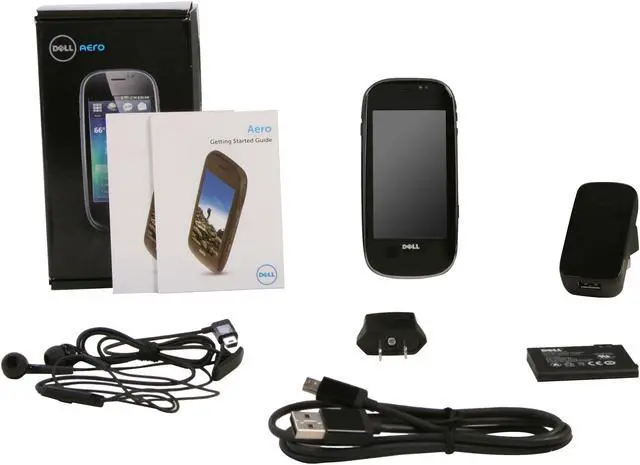Alt view image 6 of 6 - Dell AERO Unlocked Cell Phone w/ Android OS / 5MP Camera / GPS 3.5" Black