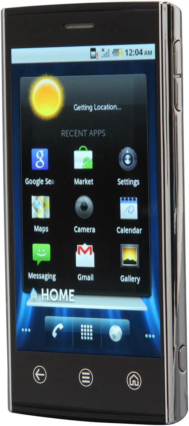 Alt view image 2 of 8 - Dell Venue Black 16GB 3G Unlocked Android Smart Phone w/ 4.1" Touch Screen / 8MP Camera / LED Flash (Venue)