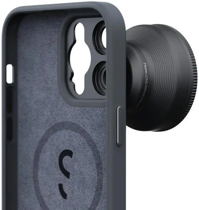 Alt view image 5 of 5 - ShiftCam Black LensUltra - 75mm Long Range Macro CELU-LR-075-23-EF