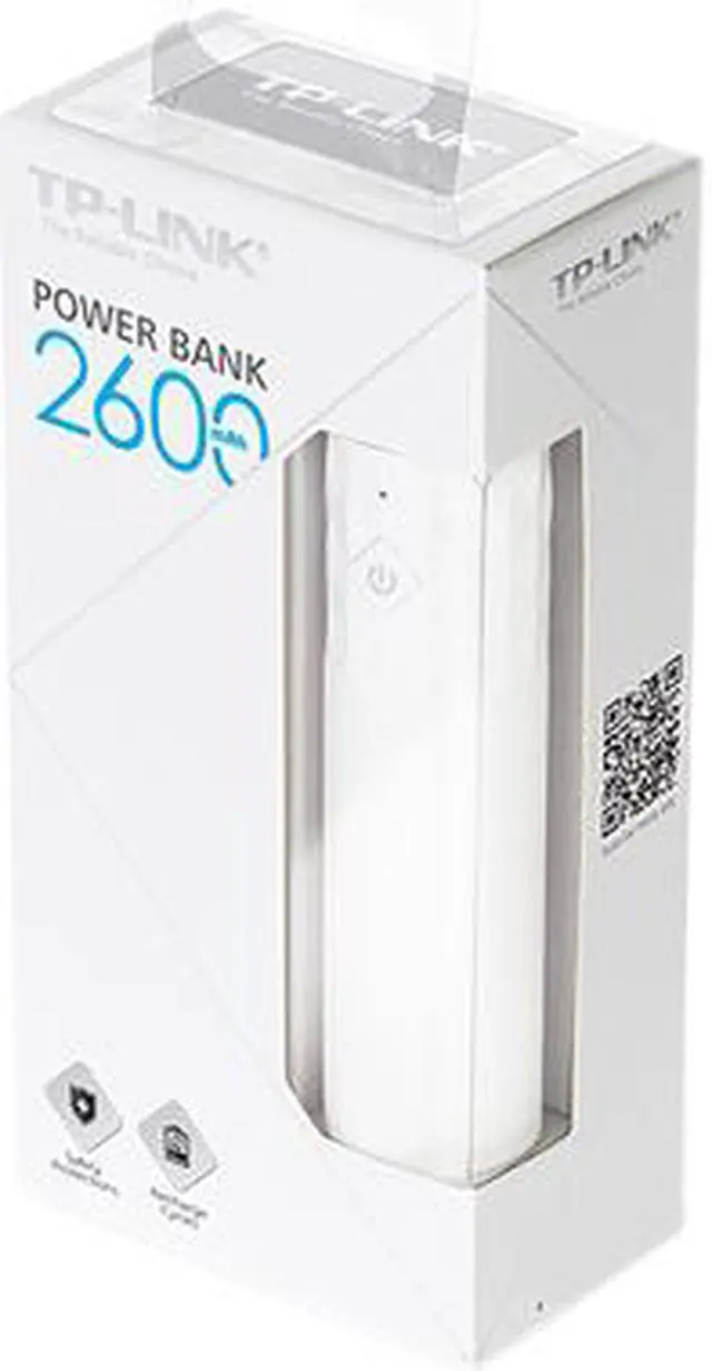 Alt view image 4 of 4 - TP-LINK White 2600 mAh Power Bank TL-PB2600