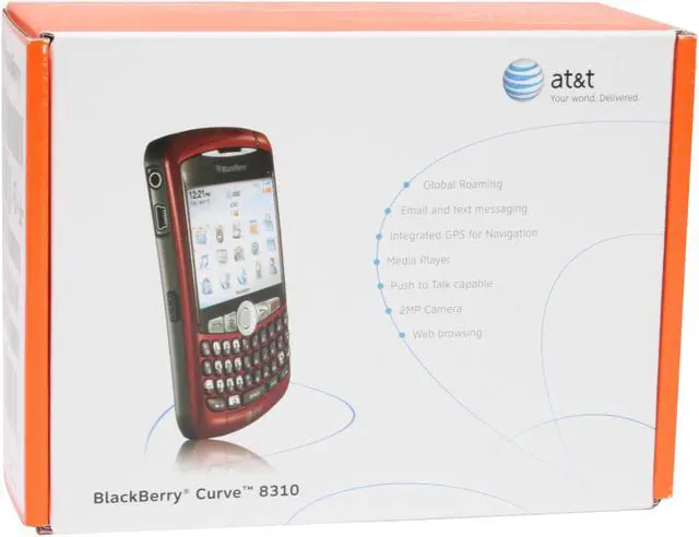 Alt view image 4 of 4 - BlackBerry Curve Red Unlocked GSM Cell Phone w/ GPS / BlackBerry OS / 2MP Camera (8310)