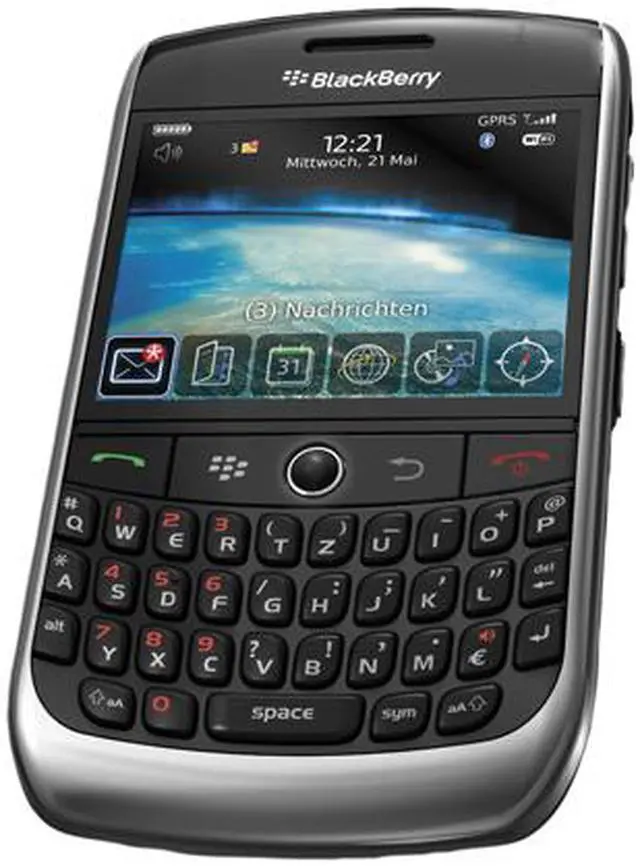 Alt view image 4 of 7 - BlackBerry Curve 8900 Black Qwerty Keyboard Wi-Fi GPS Navigation 3.2 MP Camera Unlocked GSM Smart Phone