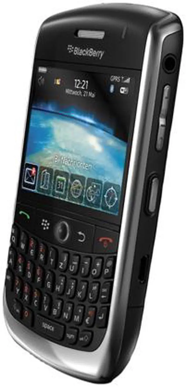 Alt view image 2 of 7 - BlackBerry Curve 8900 Black Qwerty Keyboard Wi-Fi GPS Navigation 3.2 MP Camera Unlocked GSM Smart Phone