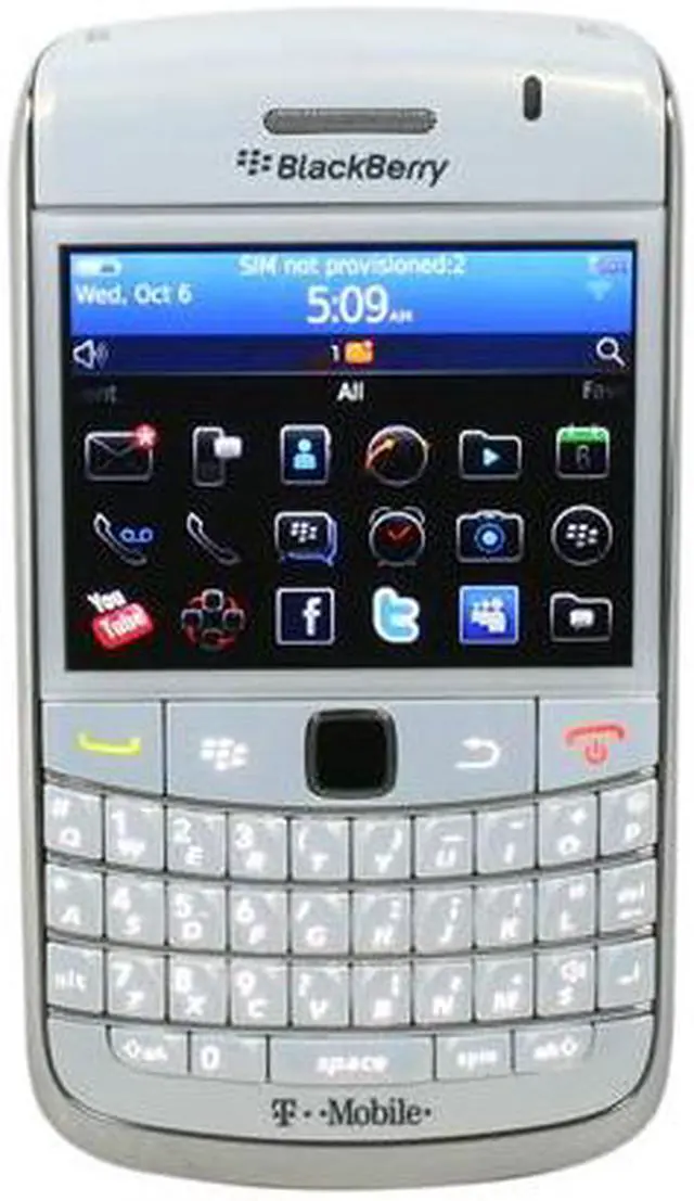 Main image of BlackBerry Bold White 3G Unlocked GSM Smart Phone w/ Full QWERTY Keyboard / BlackBerry OS 6.0 / 2.44" Screen (9780)