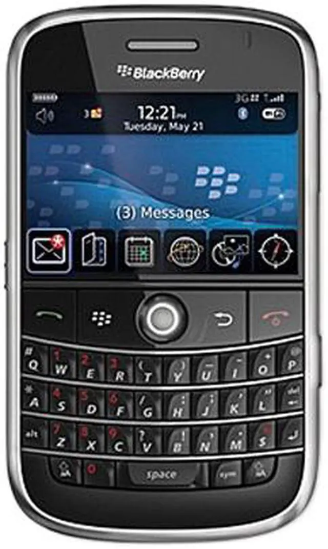 Main image of BlackBerry Bold 9000 Unlocked Cell Phone 2.6" Black 128MB RAM