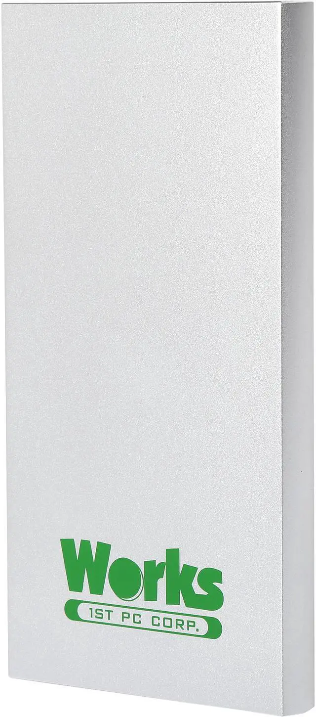 Main image of Works Power 10000 mAh Power Bank Dual Power Input Mode, USB Type C Power Input or Output, QC 3.0 Ready, Aluminum Casing PB-T16-571A