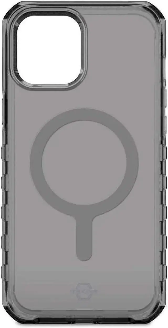 Main image of ITSKINS Grey Supreme MagClear DropSafe Case for MagSafe for iPhone 13 Pro AP2XMGCLRGRPR