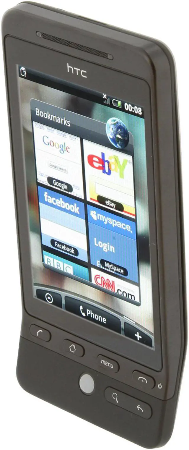 Main image of HTC Hero black unlocked GSM Android phone with 3.2" touch screen