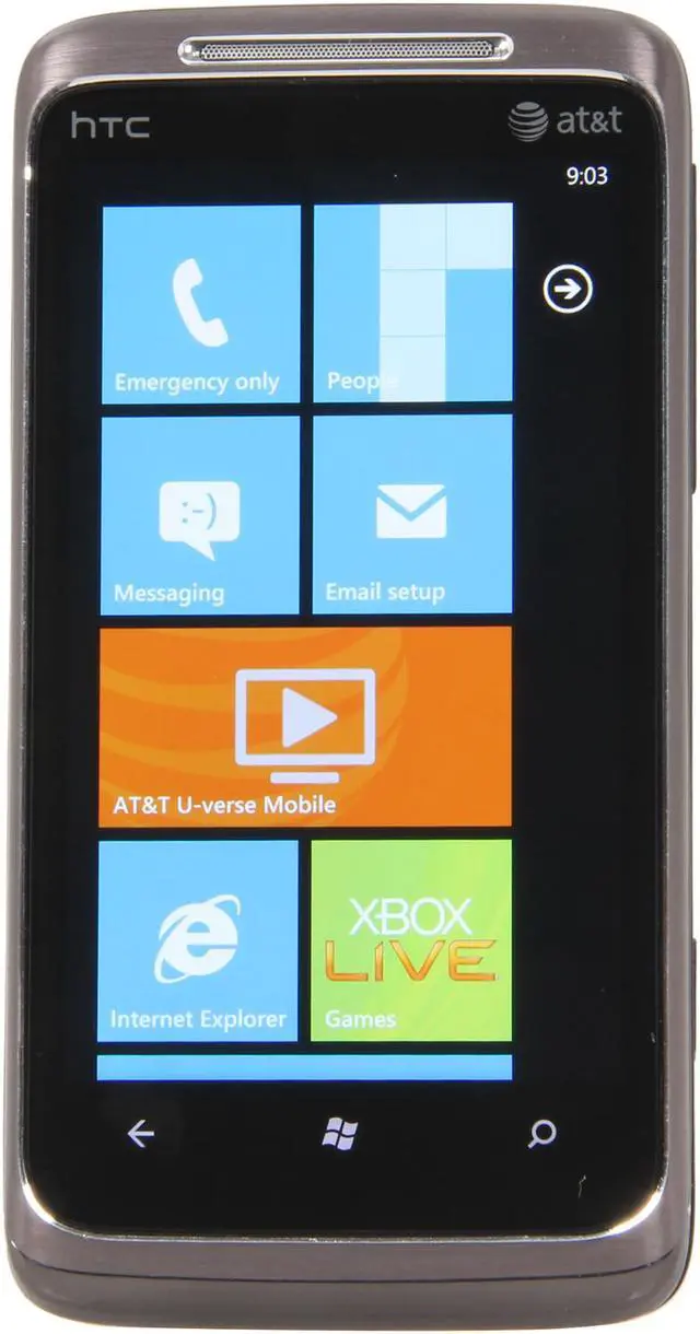 Main image of HTC Surround Gray 3G Unlocked Cell Phone w/ Window Phone 7 / Wi-Fi / GPS / 3.8" Touchscreen / 5.0 MP Camera