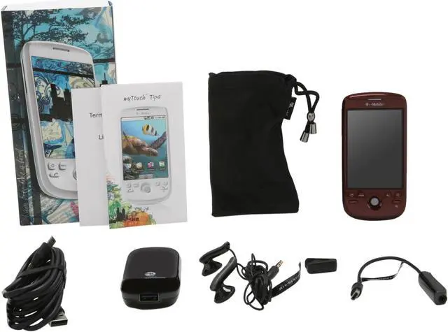 Alt view image 9 of 9 - HTC T-Mobile myTouch 3G Red Unlocked GSM Smart Phone w/ Android OS / Video Messaging / Google Talk