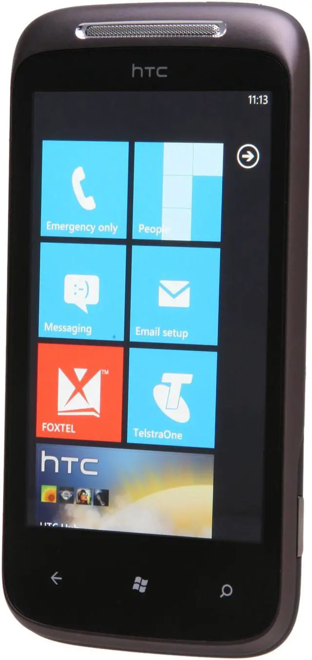 Alt view image 2 of 7 - HTC 7 Mozart Unlocked GSM Smart Phone w/ Windows Phone 7 / 3.7" Touchscreen / 8 MP Camera 3.7" Black