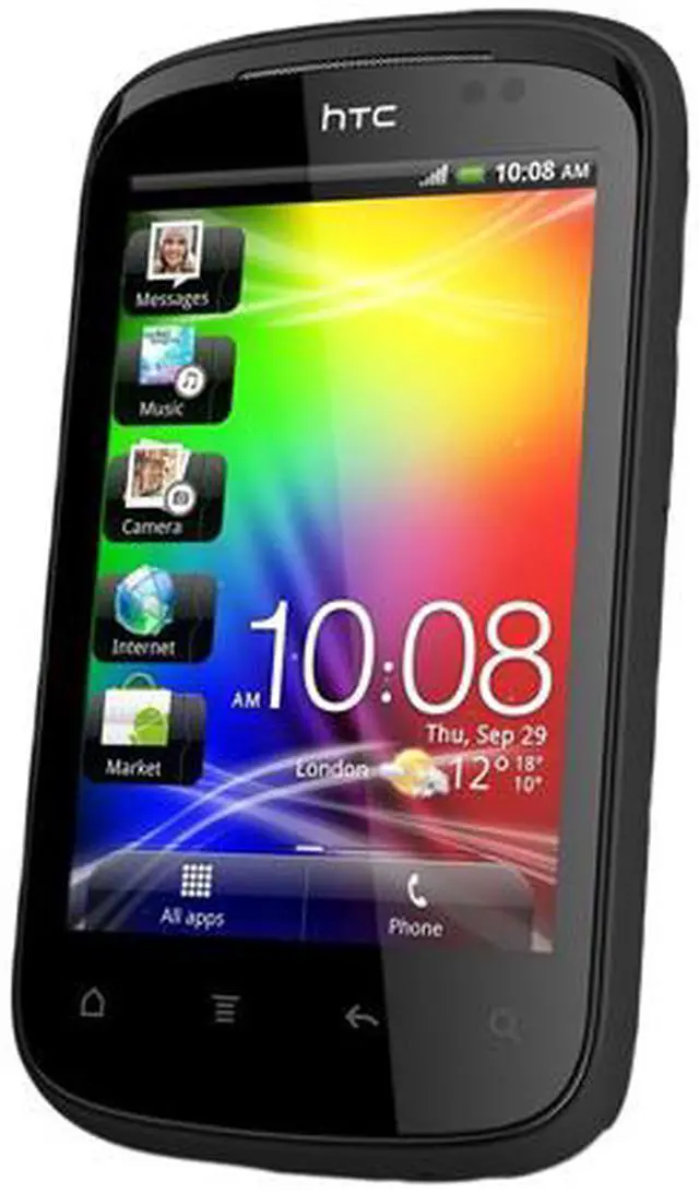 Alt view image 2 of 7 - HTC Explorer A310e Unlocked GSM Android Cell Phone 3.2" Black