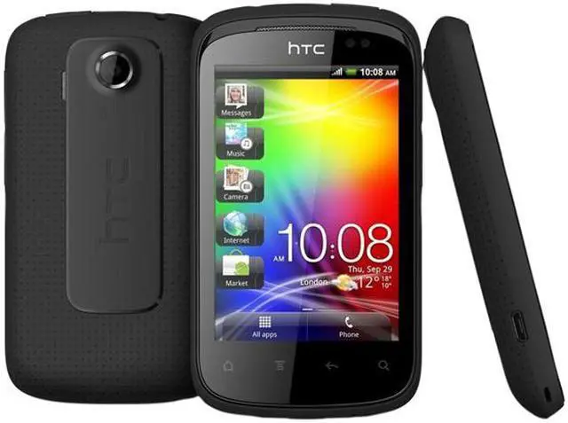 Alt view image 7 of 7 - HTC Explorer A310e Unlocked GSM Android Cell Phone 3.2" Black