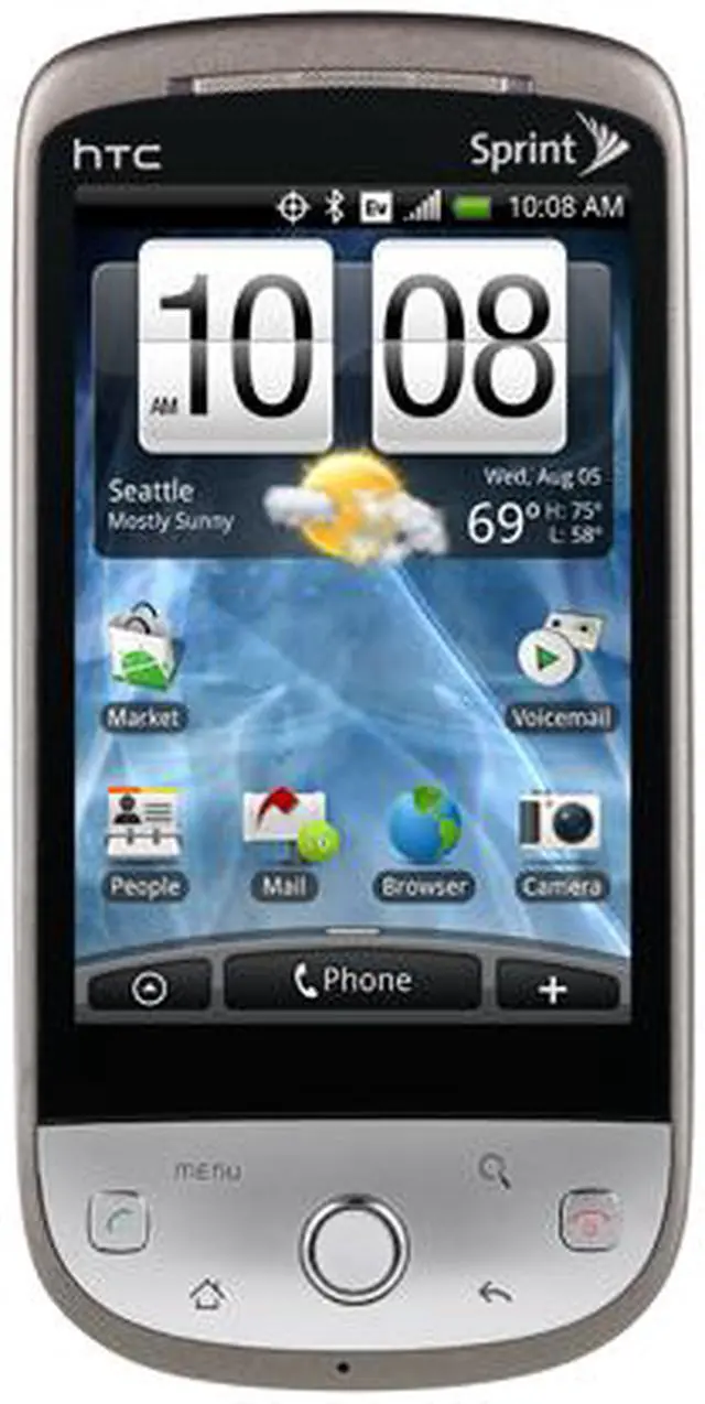 Main image of HTC Hero CDMA Silver 3G Sprint Android Cell Phone