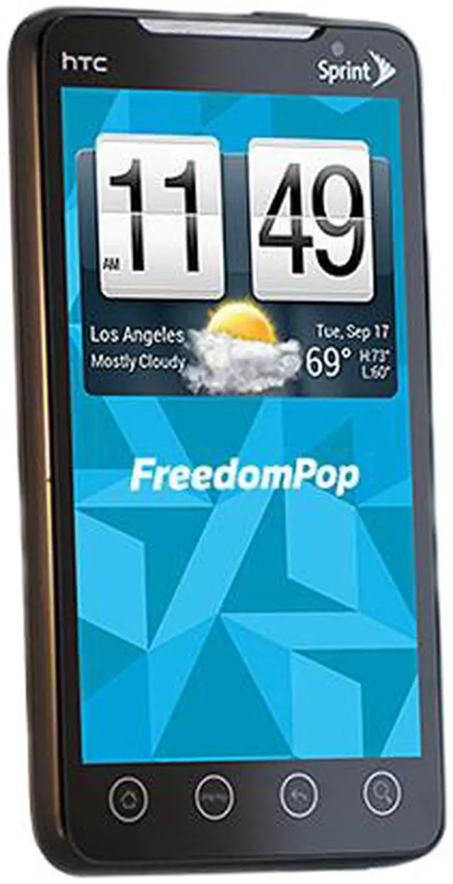 Alt view image 2 of 6 - Free Mobile Phone Service with FreedomPop HTC Evo 4G