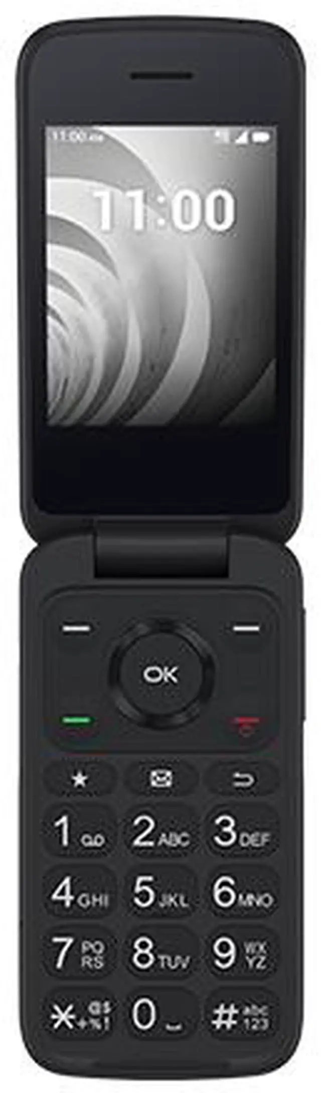 Main image of TCL Flip TCL Flip 3G/4G LTE Unlocked Cell phones 2.8" Volcanic Black 1 GB RAM