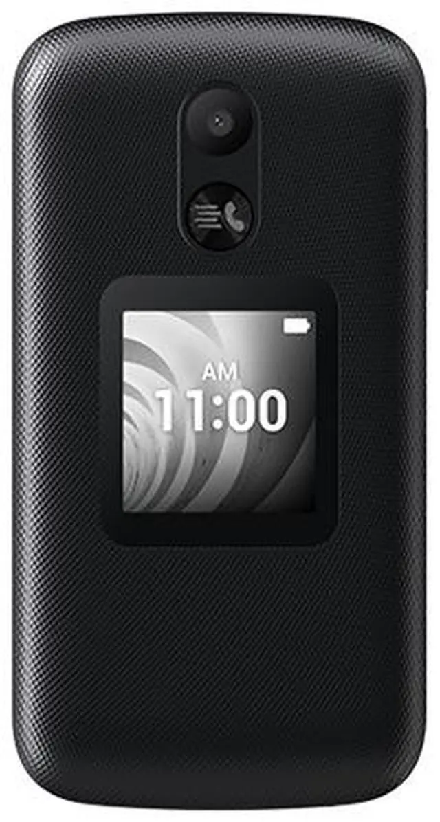 Alt view image 3 of 4 - TCL Flip TCL Flip 3G/4G LTE Unlocked Cell phones 2.8" Volcanic Black 1 GB RAM