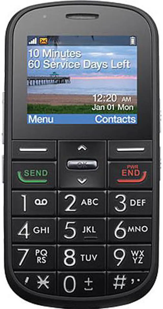 Main image of Alcatel Big Easy Tracfone Phone & Double Minutes for Life