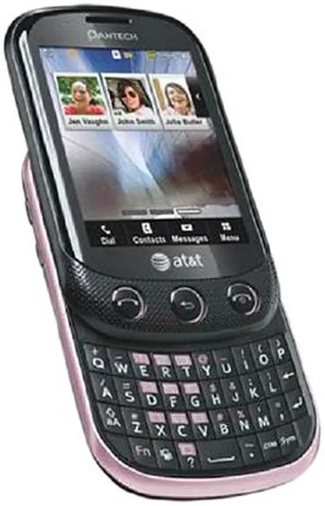 Alt view image 3 of 3 - PANTECH Pursuit 2 P6010 Unlocked GSM Slider Cell Phone 2.8" Pink/Black