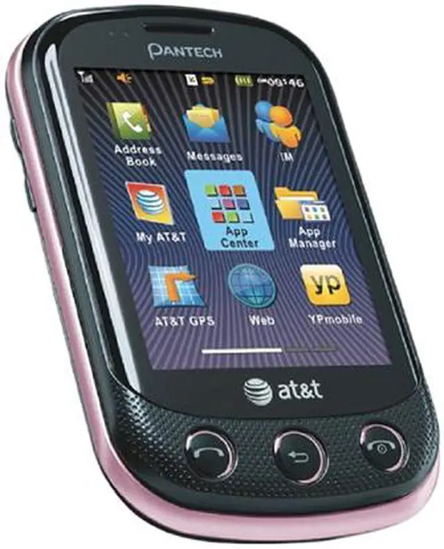 Alt view image 2 of 3 - PANTECH Pursuit 2 P6010 Unlocked GSM Slider Cell Phone 2.8" Pink/Black