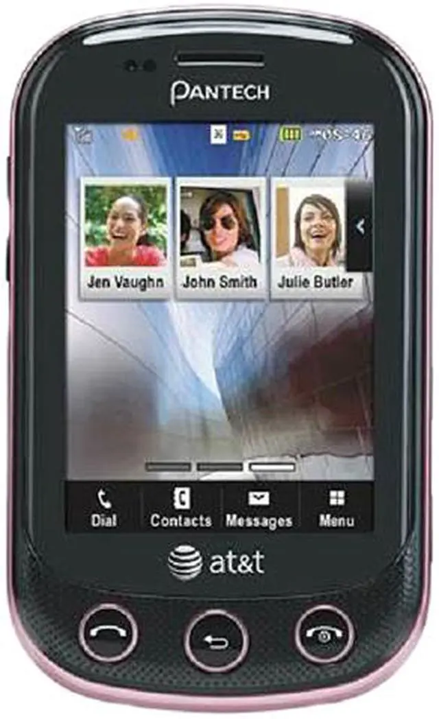 Main image of PANTECH Pursuit 2 P6010 Unlocked GSM Slider Cell Phone 2.8" Pink/Black