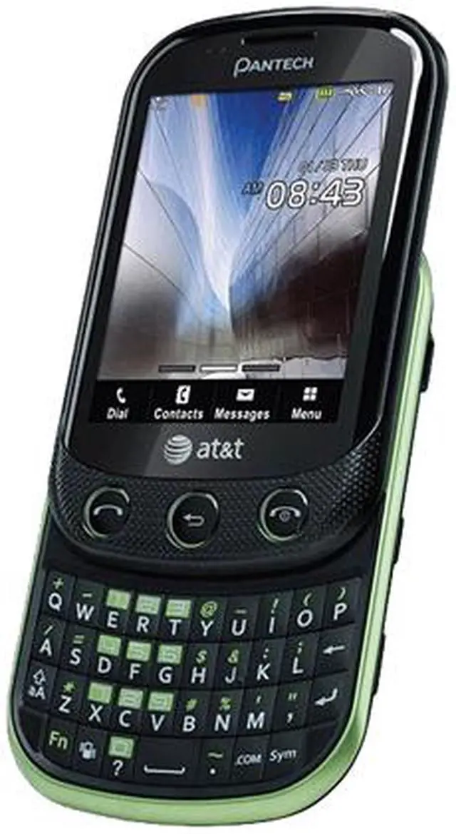 Alt view image 2 of 2 - PANTECH Pursuit 2 P6010 Green 3G AT&T Locked GSM Slider Cell Phone