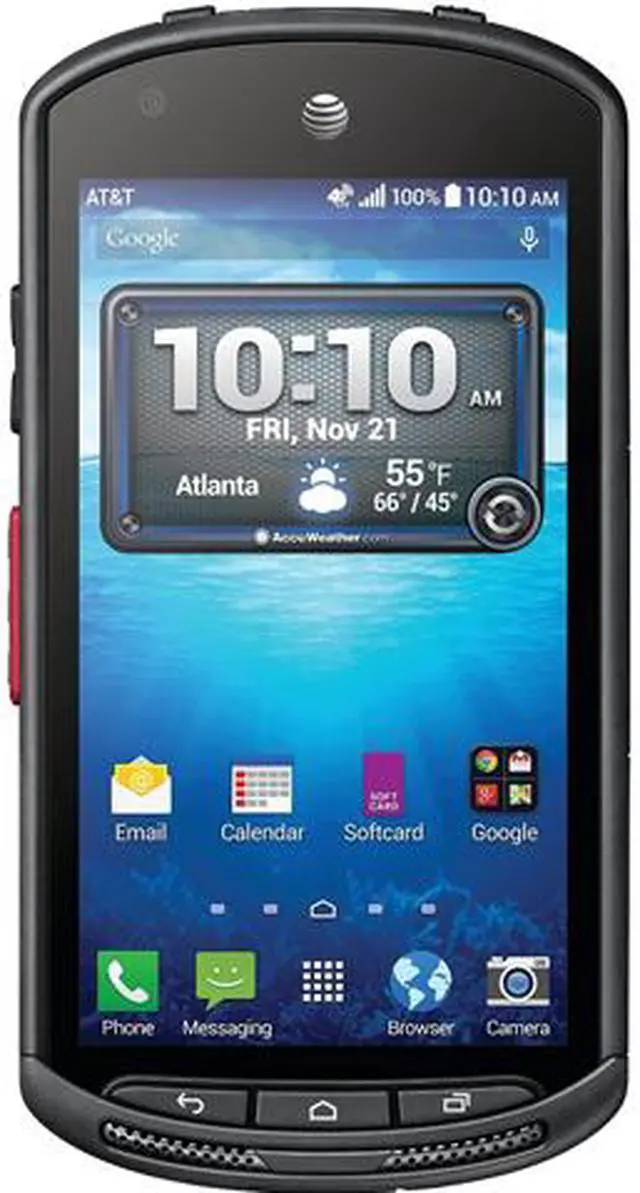 Main image of Kyocera DuraForce E6560 4G LTE 16GB Unlocked GSM Military Grade Phone 4.5" Black 2GB RAM