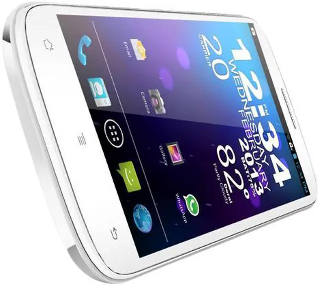 Alt view image 2 of 6 - Blu Studio 5.3S D590a Unlocked Cell Phone 5.3" White