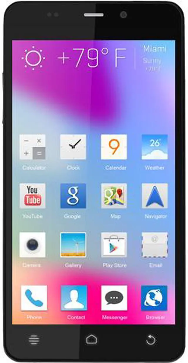 Main image of Blu Life Pure Mini L220a 3G Unlocked GSM Android Cell Phone 4.5" Black 1GB RAM