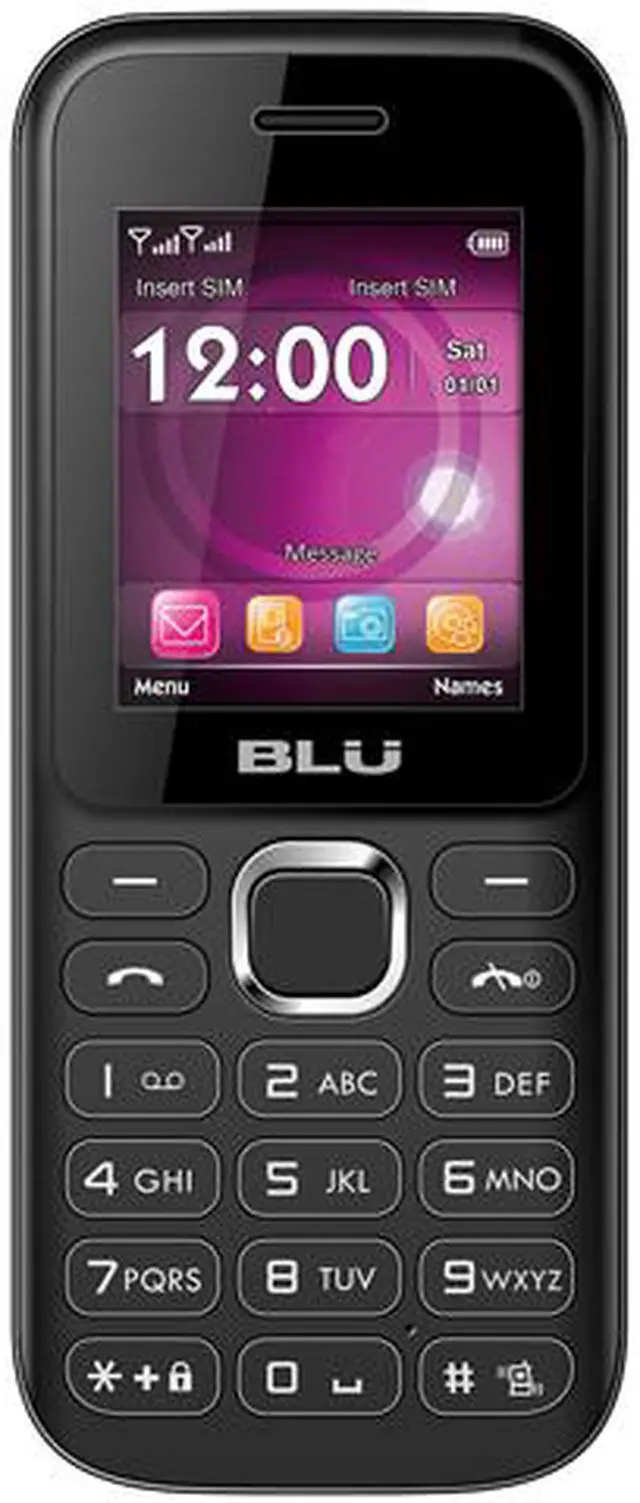 Main image of Blu Aria II T179 2G Unlocked GSM Dual-SIM Cell Phone 1.8" White