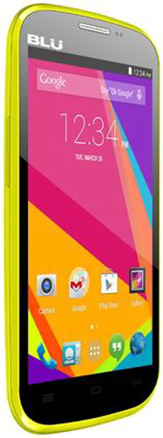 Alt view image 2 of 3 - Blu Studio 5.0 K D531k 3G Unlocked GSM Dual-SIM Android Cell Phone 5" Neon Yellow 512MB RAM