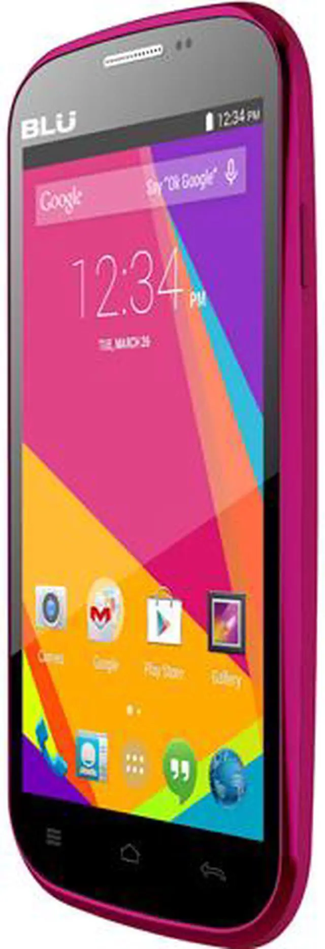 Main image of Blu Studio 5.0 K D531k Unlocked GSM Dual-SIM Android Cell Phone 5" Pink