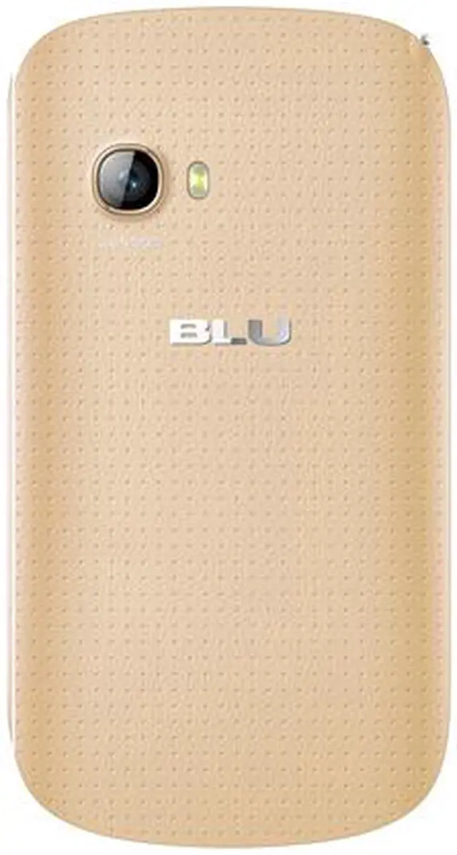 Alt view image 4 of 6 - Blu Dash JR TV D141T 2G Unlocked GSM Dual-SIM Android Cell Phone 3.5" Gold 256 MB RAM