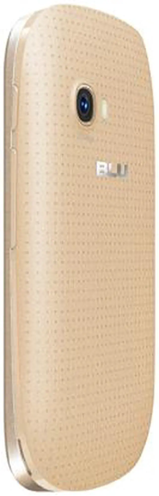 Alt view image 6 of 6 - Blu Dash JR TV D141T 2G Unlocked GSM Dual-SIM Android Cell Phone 3.5" Gold 256 MB RAM