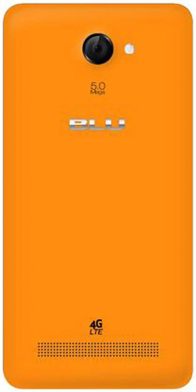 Alt view image 3 of 4 - Blu Studio Mini LTE X100Q 4G LTE Unlocked GSM Android Cell Phone 4.5" Orange 1GB RAM