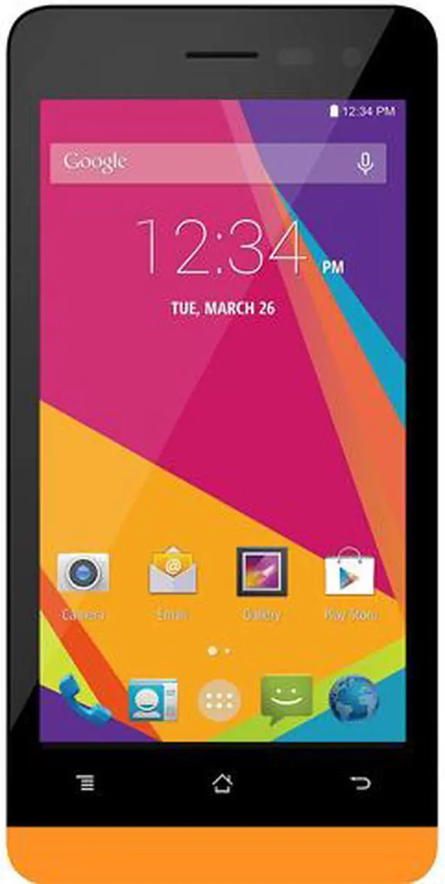 Main image of Blu Studio Mini LTE X100Q 4G LTE Unlocked GSM Android Cell Phone 4.5" Orange 1GB RAM