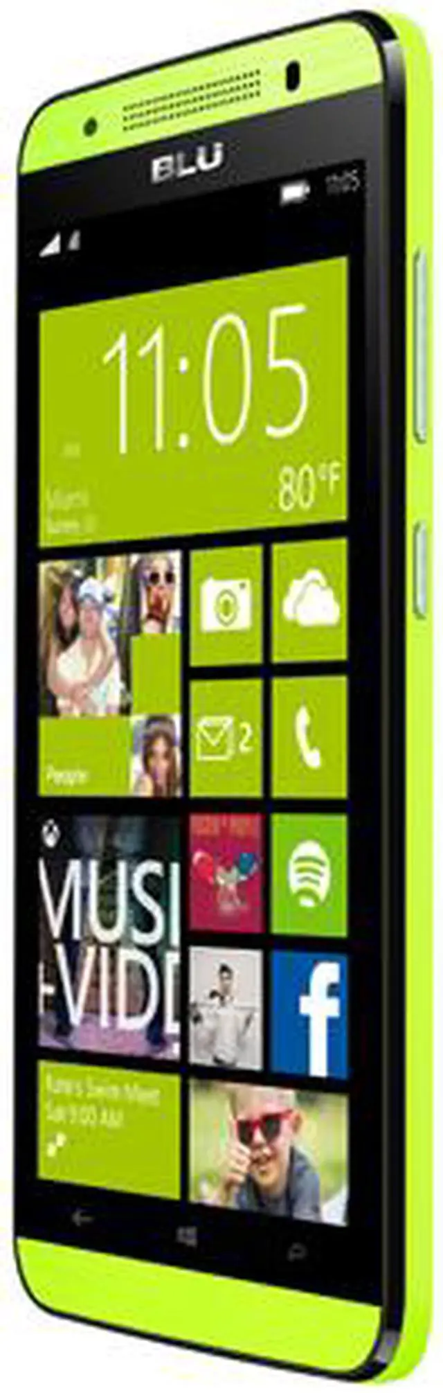 Alt view image 2 of 9 - BLU Win HD LTE X150Q 8GB Smartphone with 1GB RAM (Unlocked, Yellow)