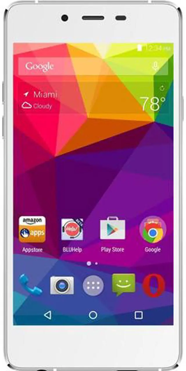 Main image of Blu Vivo Air LTE V0000UU 4G LTE Unlocked GSM Android Phone 4.8" White 2GB RAM