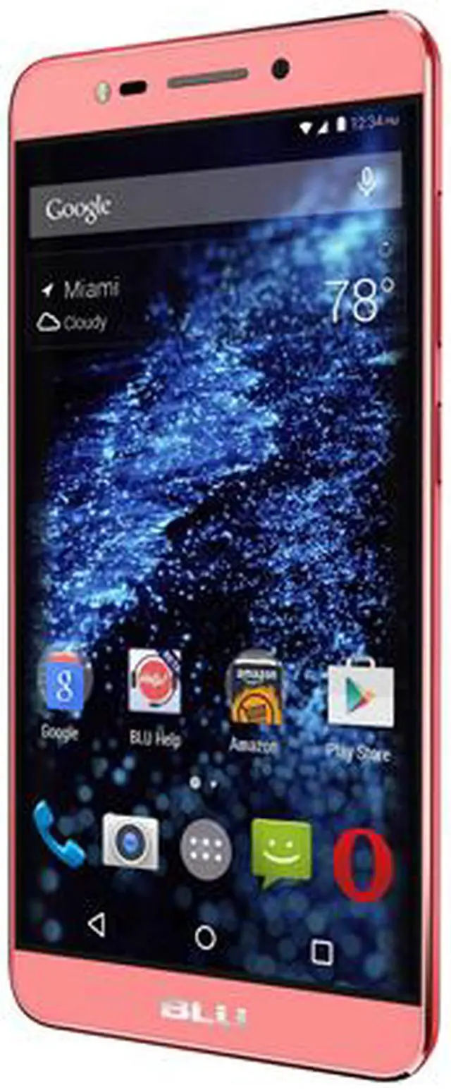 Alt view image 2 of 6 - Blu STUDIO C HD S090Q 3G Unlocked Cell Phone 5" Pink 1GB RAM