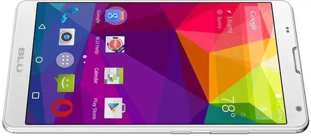 Alt view image 5 of 8 - Blu NEO XL N110U 3G Unlocked GSM Phone 6" White 1GB RAM