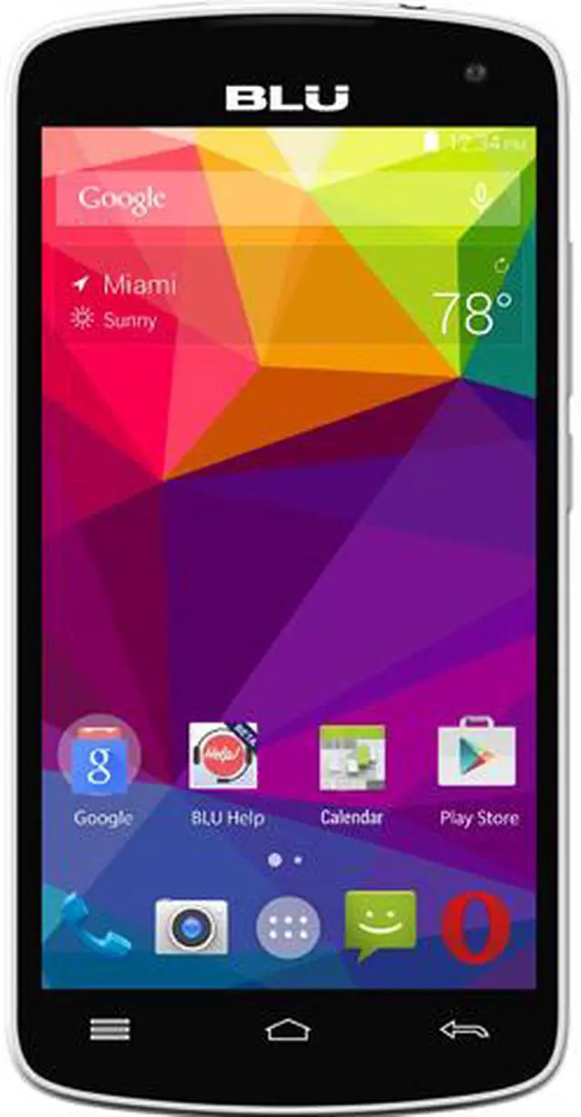 Main image of Blu STUDIO X8 HD S530 3G Unlocked GSM Phone 5" White 512MB RAM